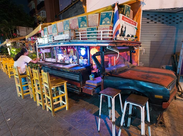 Bar in Khao San Road, Bangkok