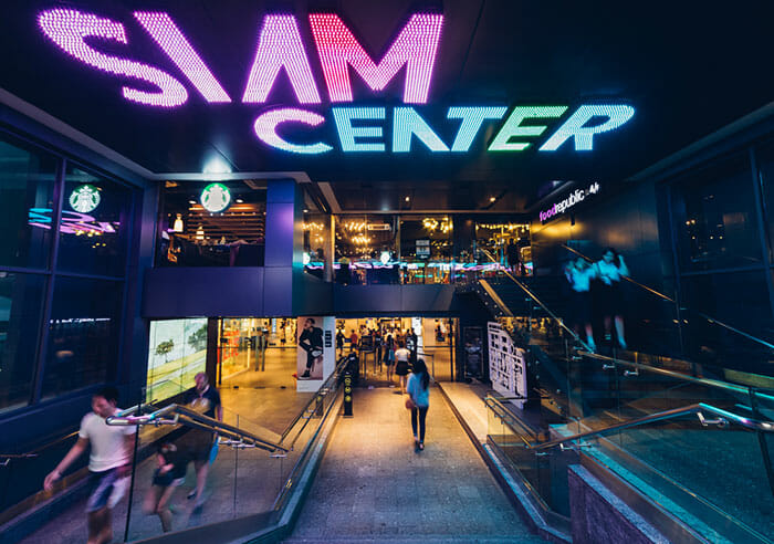 Siam Center Shopping Mall in Bangkok