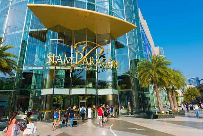 Siam Paragon Shopping Mall in Bangkok