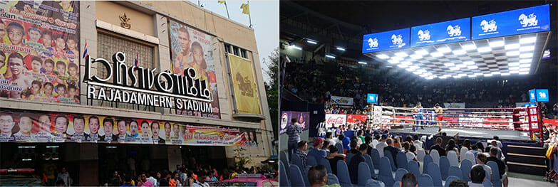 Rajadamnern Stadium in Bangkok