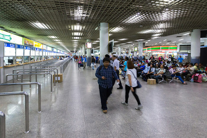 Bus station Bangkok to Siem Reap