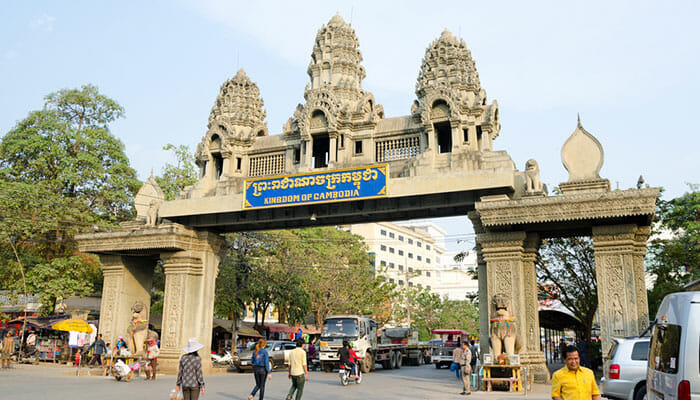 Border crossing to Cambodia