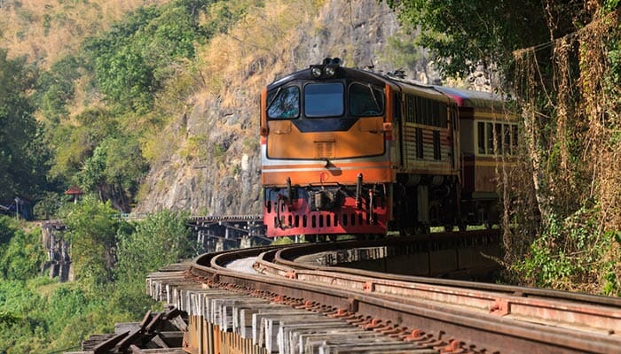 Train Bangkok to Kanchanaburi