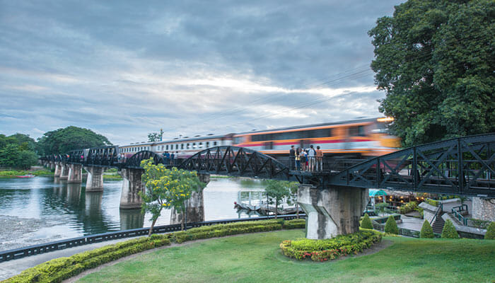 Train Bangkok to Kanchanaburi