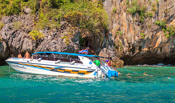 Schnellboot-Tour Phuket nach Phi Phi