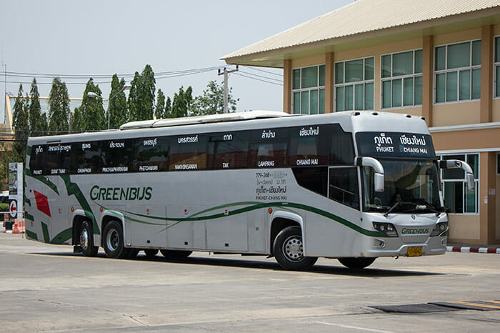 Von Phuket von Chiang Mai mit dem Bus