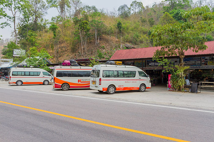 Mit dem Minivan von Chiang Mai nach Pai