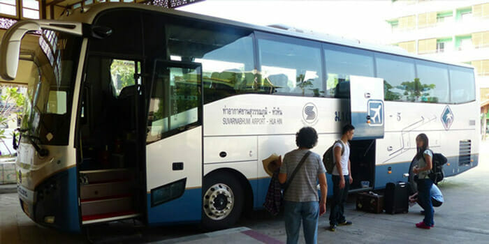방콕에서 후아힌까지 버스로 이동