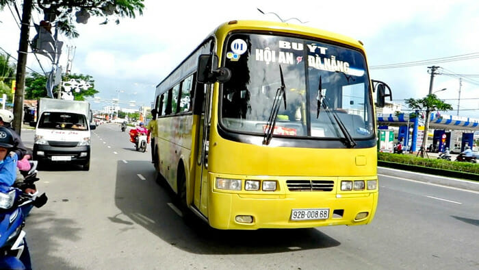 Public Bus from Da Nang lớn Hoi An