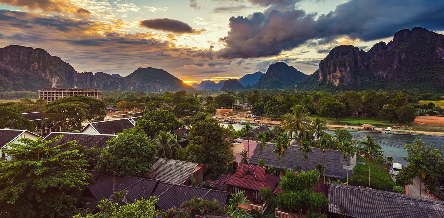 Von Luang Prabang nach Vang Vieng