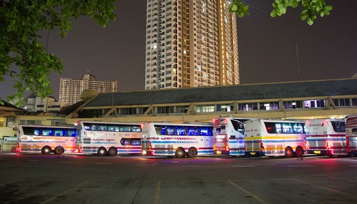 Chiang Mai nach Bangkok mit dem Bus