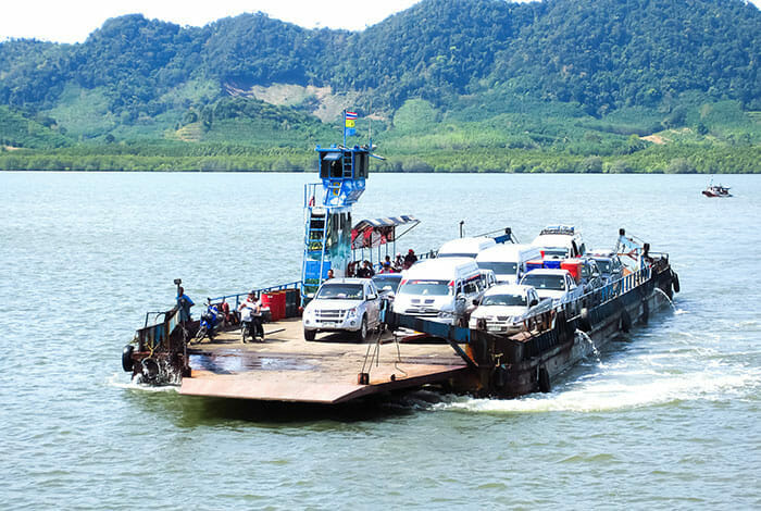 Reisemöglichkeiten von Koh Lanta zum Flughafen Krabi