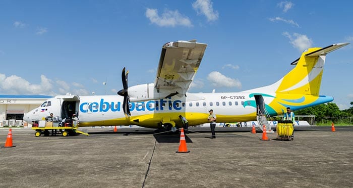 飛行機でセブからドゥマゲテへ