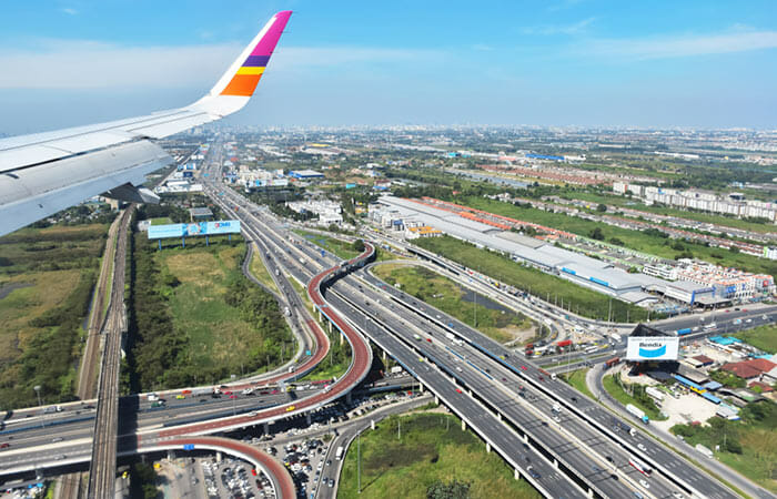 スワンナプーム空港からバンコクまでの旅行選択肢