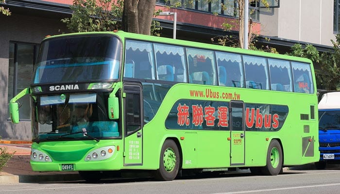 Taipei to Taichung by Bus