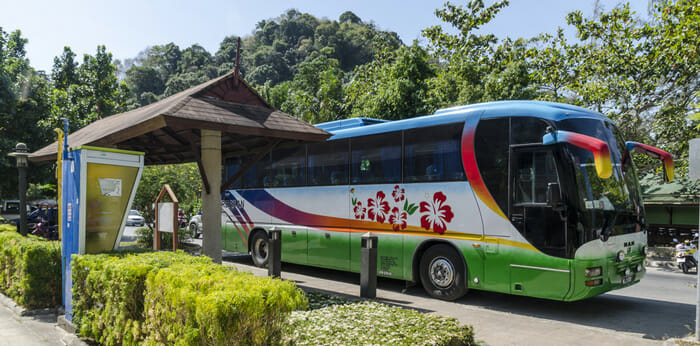 Krabi till Khao Sok med buss