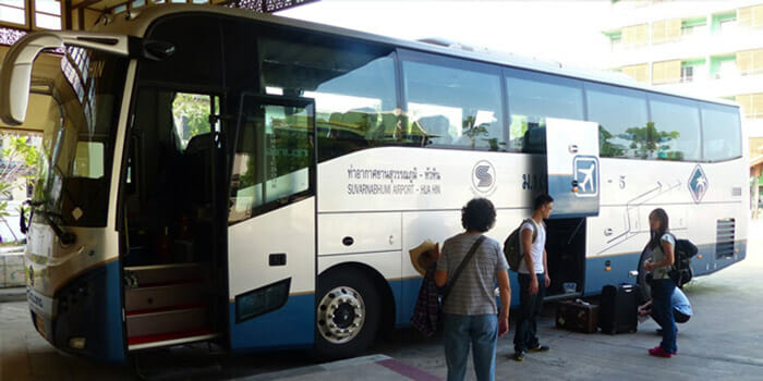 Suvarnabhumi Airport to Hua Hin by Bus
