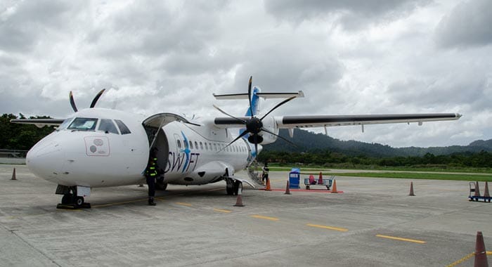 Flight from Manila to El Nido