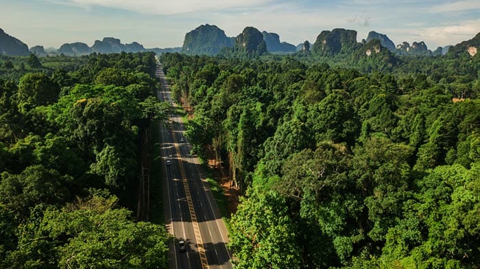 Reisemöglichkeiten vom Flughafen in Krabi nach Ao Nang