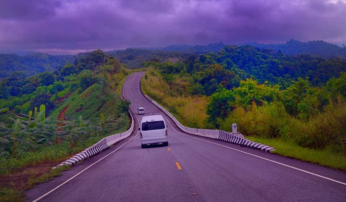 Surat Thani to Krabi by Van