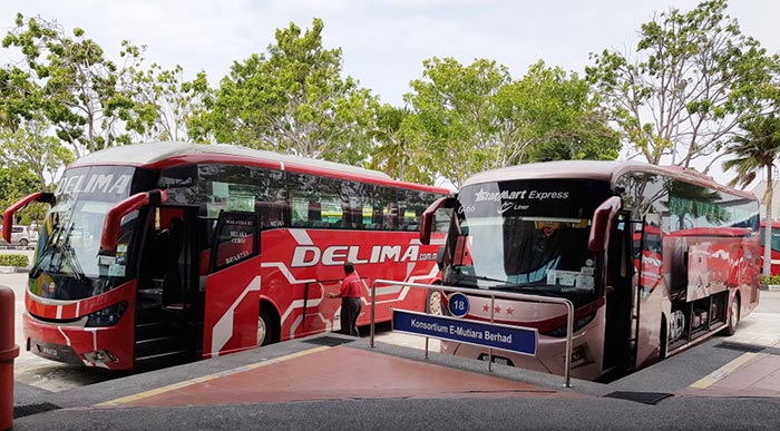 Автобус из Куала-Лумпура в Малакку