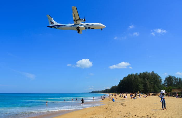 Bangkok Airways landing Phuket