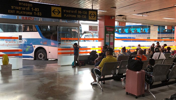 Facilities at Mo Chit Bus Terminal