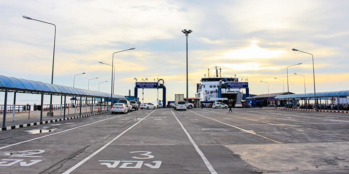 Car Ferry Pier Surat Thani Thong Sala