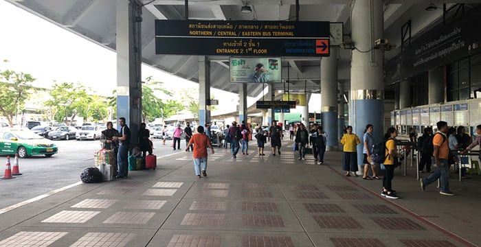 Mo Chit Bus Terminal entrance