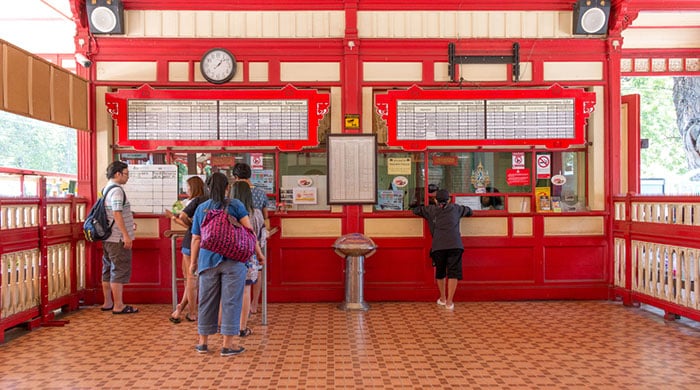 Tickets Hua Hin train station