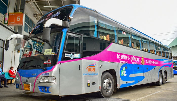 Bus from Phuket to Bangkok VIP or Express