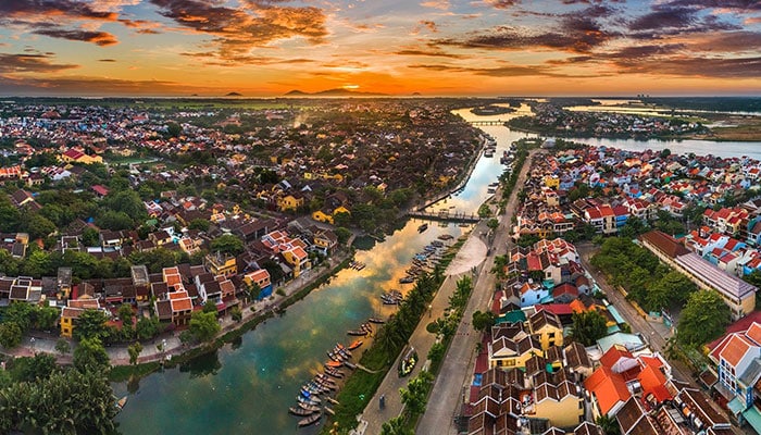 Thu Bon River in Hoi An