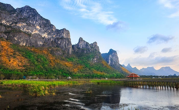 Khao Sam Roi Yot National Park - beautiful mountains and lake