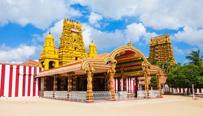 Nallur Kandaswamy Kovil is one of the most significant Hindu temples