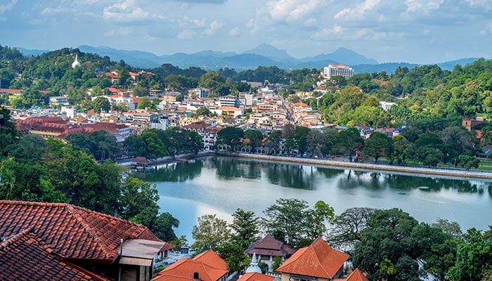 Lakeview of Kandy city