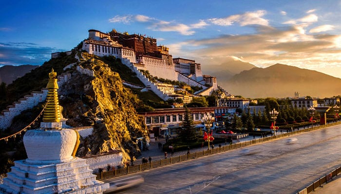 Potala Palace in Lhasa