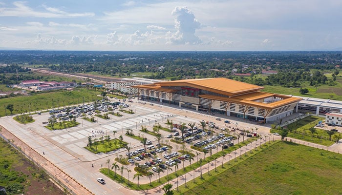 A new medium-speed railway station from the Lao-China project