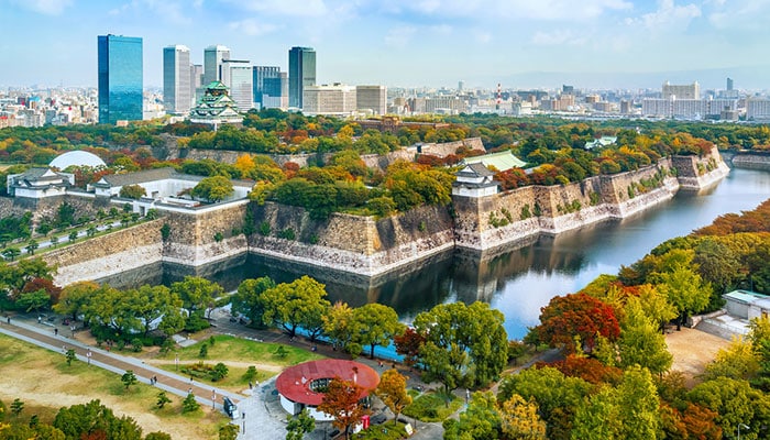 Osaka Castle in Osaka