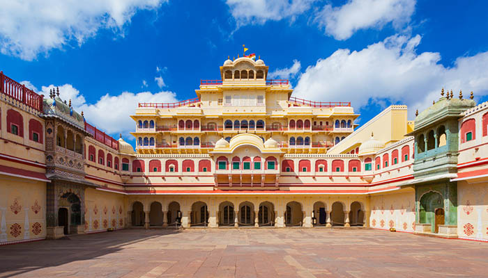 Chandra Mahal Palace (City Palace) in Jaipur, India
