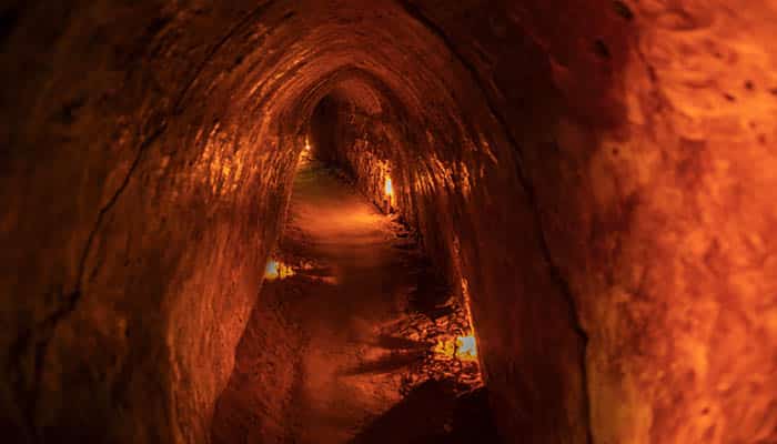 Vietnam War Tunnels, Cu Chi Tunnels, Vietnam