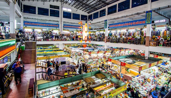 View of Han market which is a very famous destination of Da Nang city.