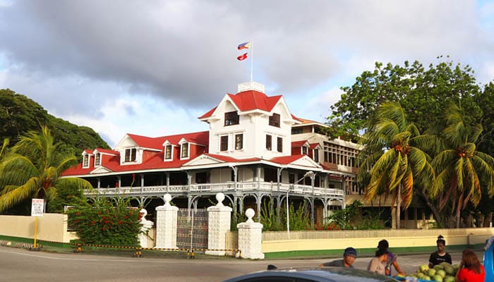 Silliman Hall, the first building and classroom of Silliman University, it was built in 1901.